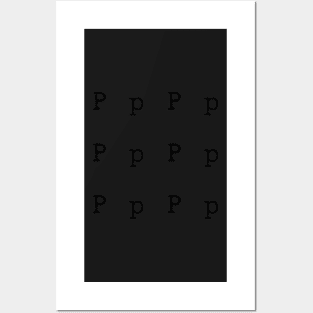 Typewriter Letter P Posters and Art